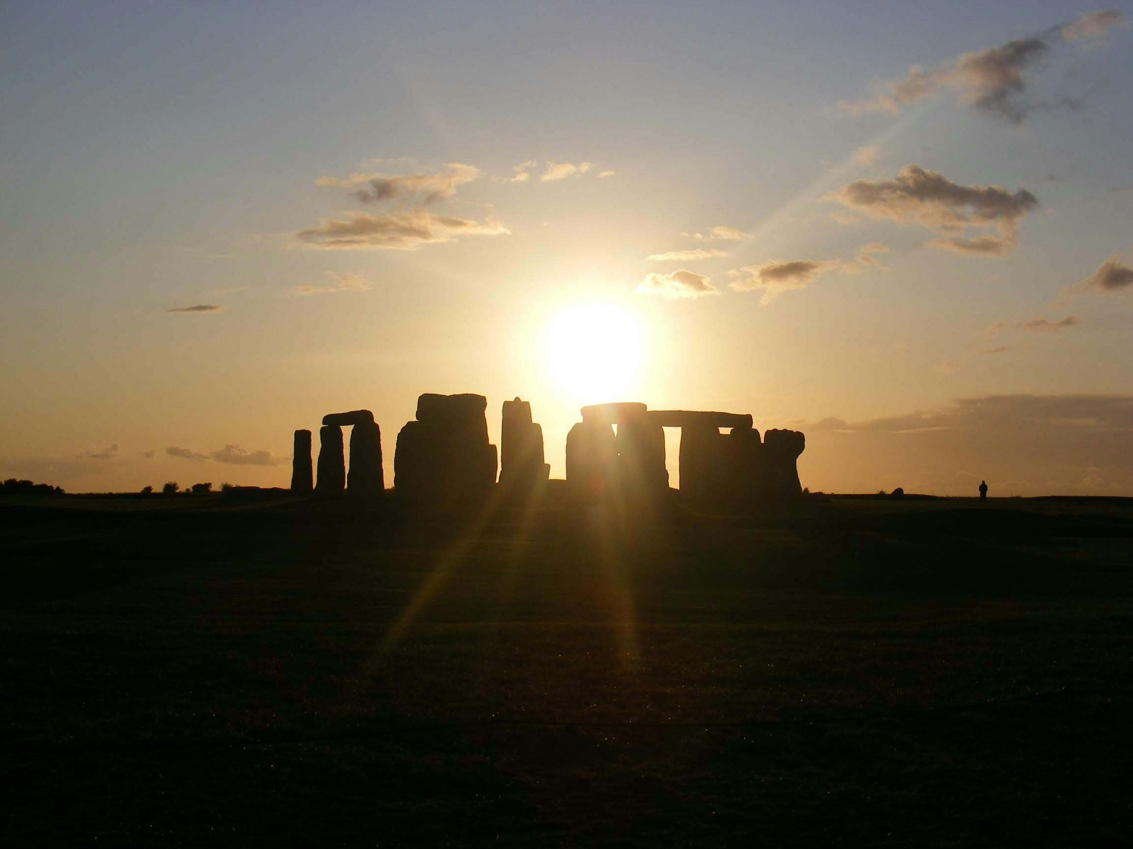 Stonehenge at sunset